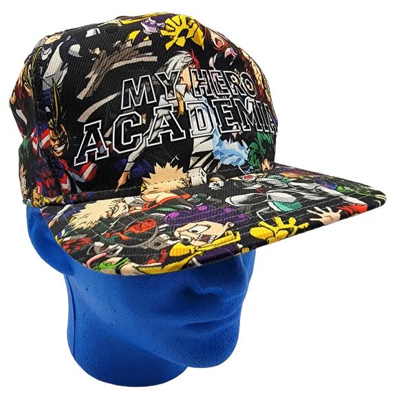 My Hero Academia All-Over Graphic Adjustable Trucker Cap - One Size - Picture 1 of 5